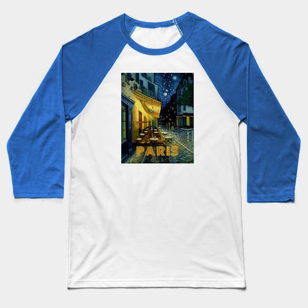 Paris Baseball T-Shirt by MBNEWS